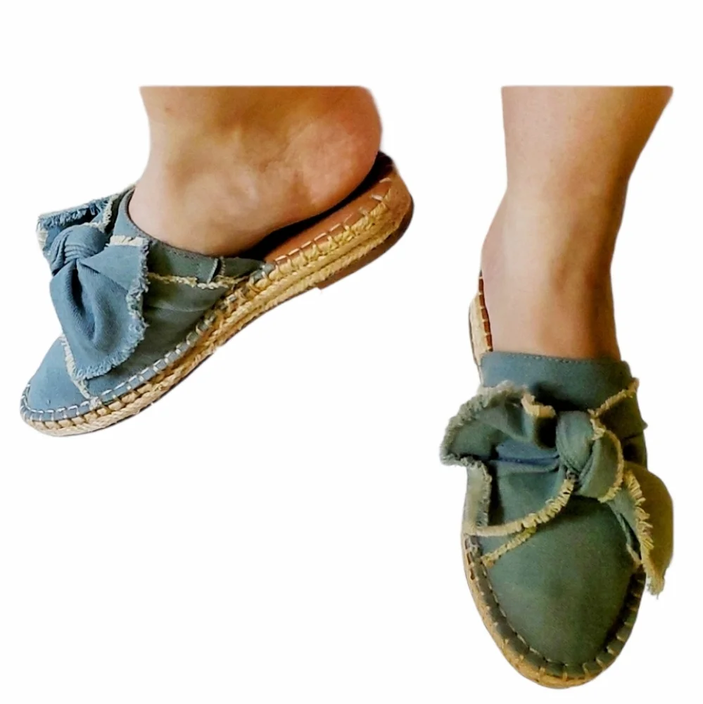 DV by Dolce Vita Espadrilles Sandals Blue Denim SHOES Women's WOMAN'S Size 6